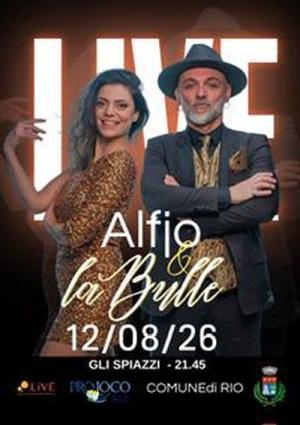 Alfio e la Bulle, la voce della musica sotto le stelle a Rio Marina