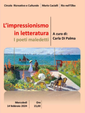 L'impressionismo in letteratura, appuntamento con l'arte a Rio Elba