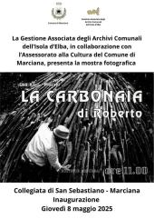 A Marciana la mostra fotografica "La Carbonaia di Roberto"