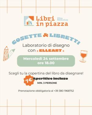 Alla libreria Libri in Piazza il laboratorio di disegno con Elleart