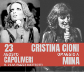 A Capoliveri l'omaggio a Mina con Cristina Cioni
