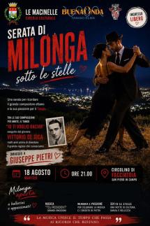 “Milonga sotto le stelle” a San Piero