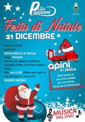 Il 21 dicembre Festa di Natale a Procchio