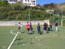 Gli Archi del Grande Falco e la prima gara nazionale Fitarco con l'arco Olimpico degli under 12