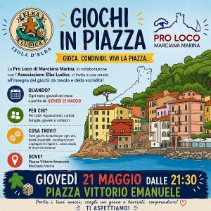 Giochi in Piazza a Marciana Marina