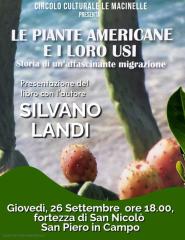 "Le piante americane e i loro usi", presentazione del libro con l'autore Silvano Landi