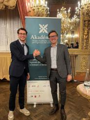 Michele Galeazzi, giovane consigliere del Comune di Marciana, ad “Akadémeia”