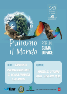 Il 21 ottobre a Capoliveri “Puliamo Il Mondo 2022 - Per un clima di Pace"
