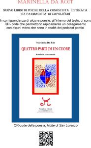 In libreria in nuovo libro di poesie di Marinella Da Roit