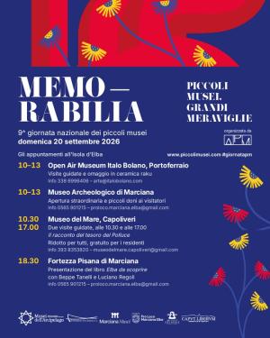 Memorabilia – Piccoli musei, grandi meraviglie - I musei di S.M.AR.T. partecipano alla 9ª Giornata Nazionale dei Piccoli Musei