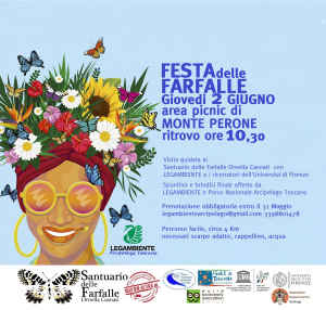 Il 2 giugno ritorna la Festa delle Farfalle a Monte Perone