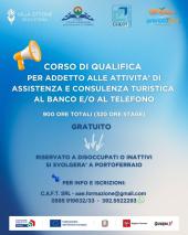 CAFT: corso di qualifica per addetto assistenza e consulenza turistica - 15 posti disponibili