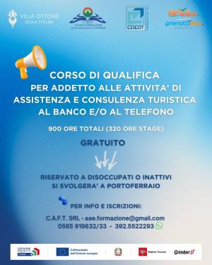 CAFT: corso di qualifica per addetto assistenza e consulenza turistica - 15 posti disponibili
