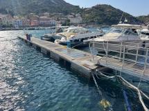 Al Giglio primo pontile che produce energia da sole e moto ondoso