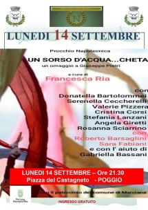 Replica di "Un sorso… di Acqua Cheta" a Poggio