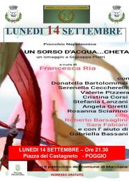 Replica di "Un sorso… di Acqua Cheta" a Poggio