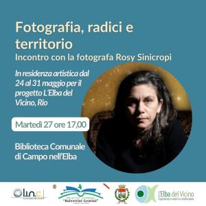 Incontro in biblioteca con la fotografa Rosy Sinicropi