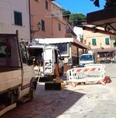 Cantiere ASA in via Cavour a Porto Azzurro: disagi per i commercianti