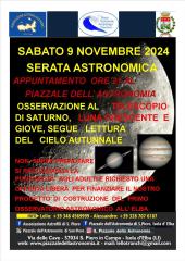 Saturno, Luna e Giove - serata di osservazione astronomica al Piazzale dell'Astronomia di San Piero