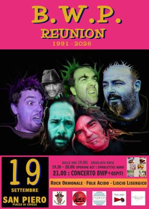BWP Reunion - Stasera dalle ore 19 a San Piero
