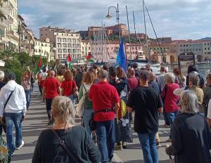 In corteo per Gaza a Portoferraio
