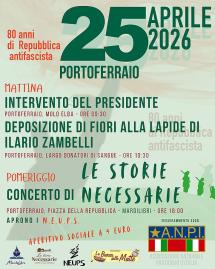 25 aprile 2026 a Portoferraio: 80 anni di Repubblica antifascista