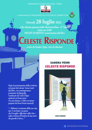 Celeste Risponde:  un libro con tanta riesità e musica dal vivo