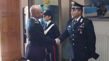 Il Generale di Brigata Pierluigi Solazzo in visita alla Compagnia Carabinieri di Portoferraio