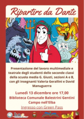 “Ripartire da Dante”, il progetto degli studenti delle scuole medie di Campo