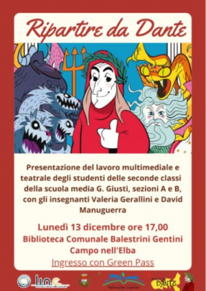 “Ripartire da Dante”, il progetto degli studenti delle scuole medie di Campo