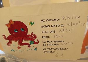 Benvenuto al piccolo Paride