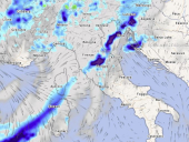 Ciclone "Circe": l'area dell'arcipelago solo sfiorata dal primo violento fronte temporalesco