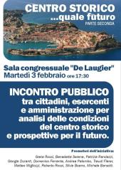 Centro storico: quale futuro? Domani incontro pubblico alla De Laugier