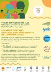 Le parole contano - Incontro in biblioteca con Agedo, l'Approdo e Arcigay