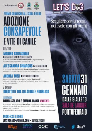 La rivoluzione della cultura cinofila parte dall'Elba. Convegno "Adozione consapevole e vite di canile"