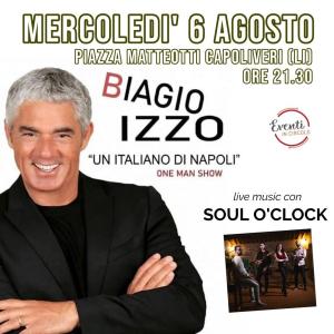 Lo spettacolo di Biagio Izzo a Capoliveri