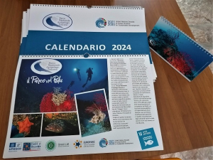 Il Calendario 2024 del Parco Nazionale Arcipelago Toscano dedicato al mare