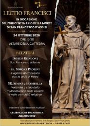 L'elbana suor Simona Paolini parla di san Francesco nella Basilica di San Pietro