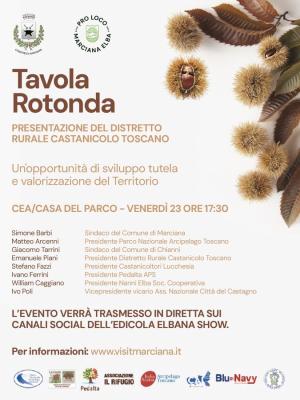 A Marciana la tavola rotonda per la presentazione del distretto rurale castanicolo toscano