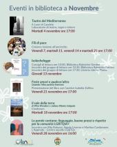 Gli eventi del mese di Novembre in biblioteca a Campo