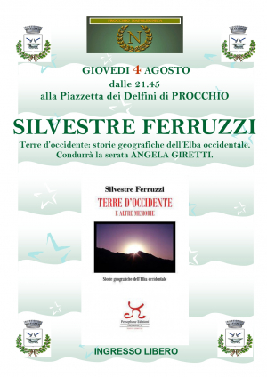 A Procchio Silvestre Ferruzzi racconta il suo &quot;Terre d’occidente: storie geografiche dell’Elba occidentale&quot;