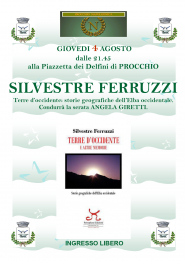 A Procchio Silvestre Ferruzzi racconta il suo "Terre d’occidente: storie geografiche dell’Elba occidentale"