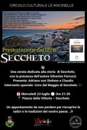 Seccheto: una serata dedicata alla storia del paese con Silvestre Ferruzzi