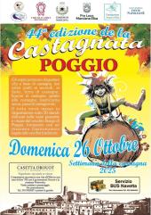 Tutto pronto per la Castagnata a Poggio