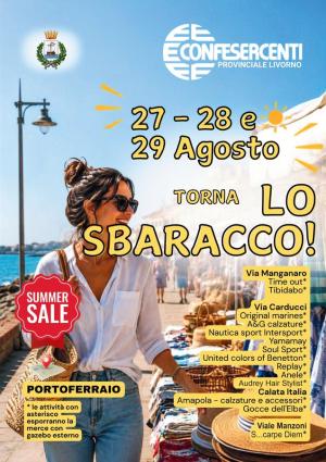 Torna Lo sbaracco – shopping festival a Portoferraio: tre giorni di shopping e grandi occasioni