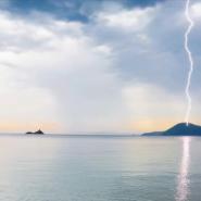 Le immagini del temporale all'Elba