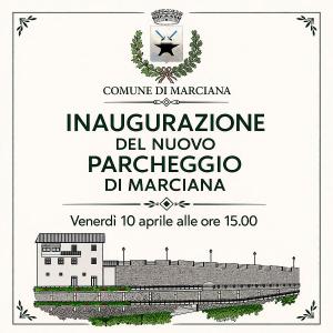 Il 10 aprile l'inaugurazione del nuovo parcheggio di Marciana