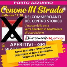 Rimandato a mercoledì 9 ottobre il "Cenone in strada" a Porto Azzurro