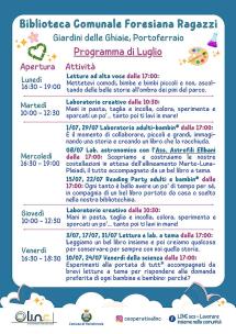 Luglio alla Biblioteca Ragazzi/e delle Ghiaie - Storie, stelle e laboratori per bambine e bambini