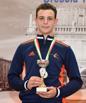 Fotonotizia: Federico de' Michieli Vitturi argento ai campionati nazionali di scherma